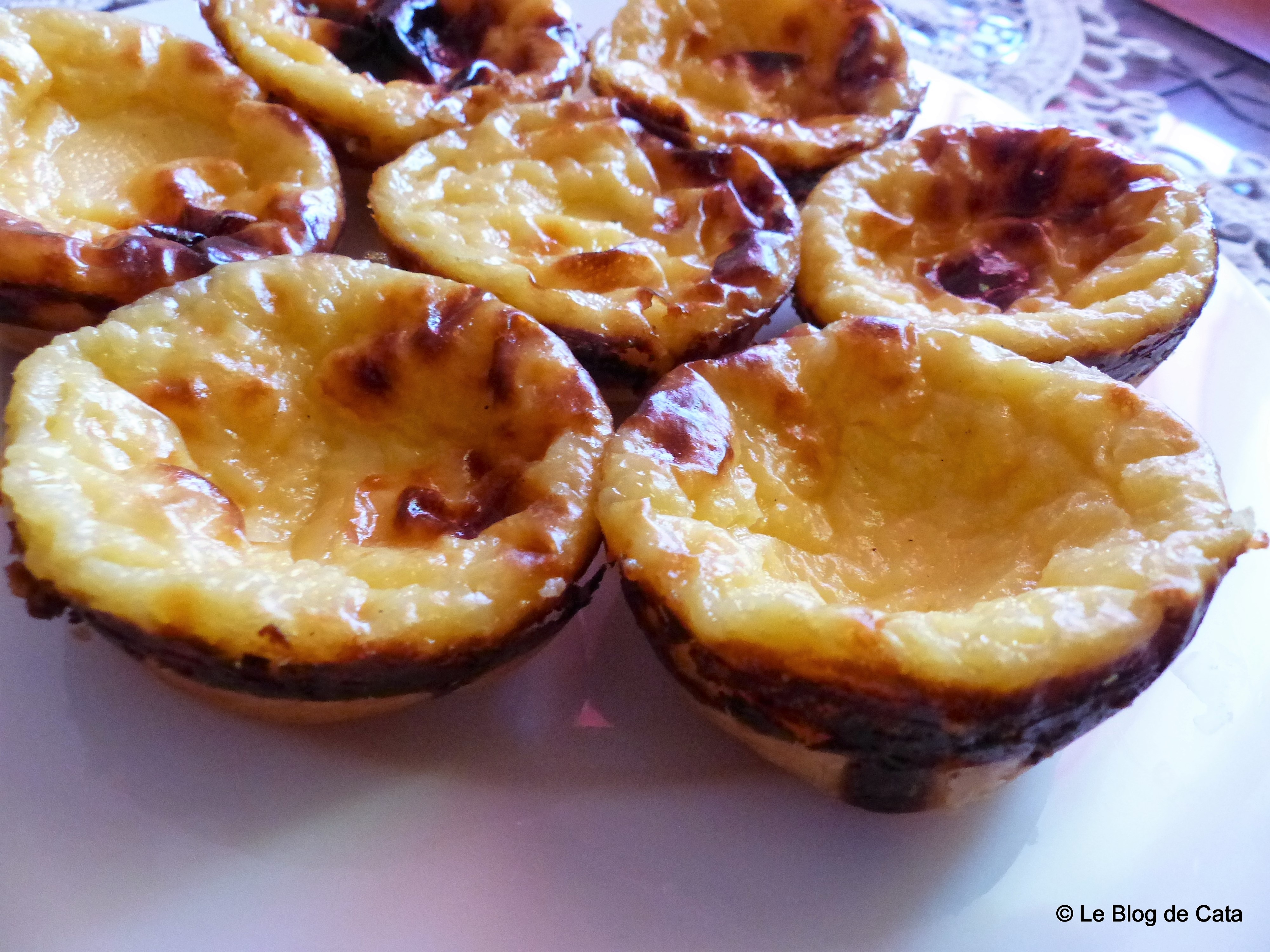 Desert flan portughez- Pasteis de Nata