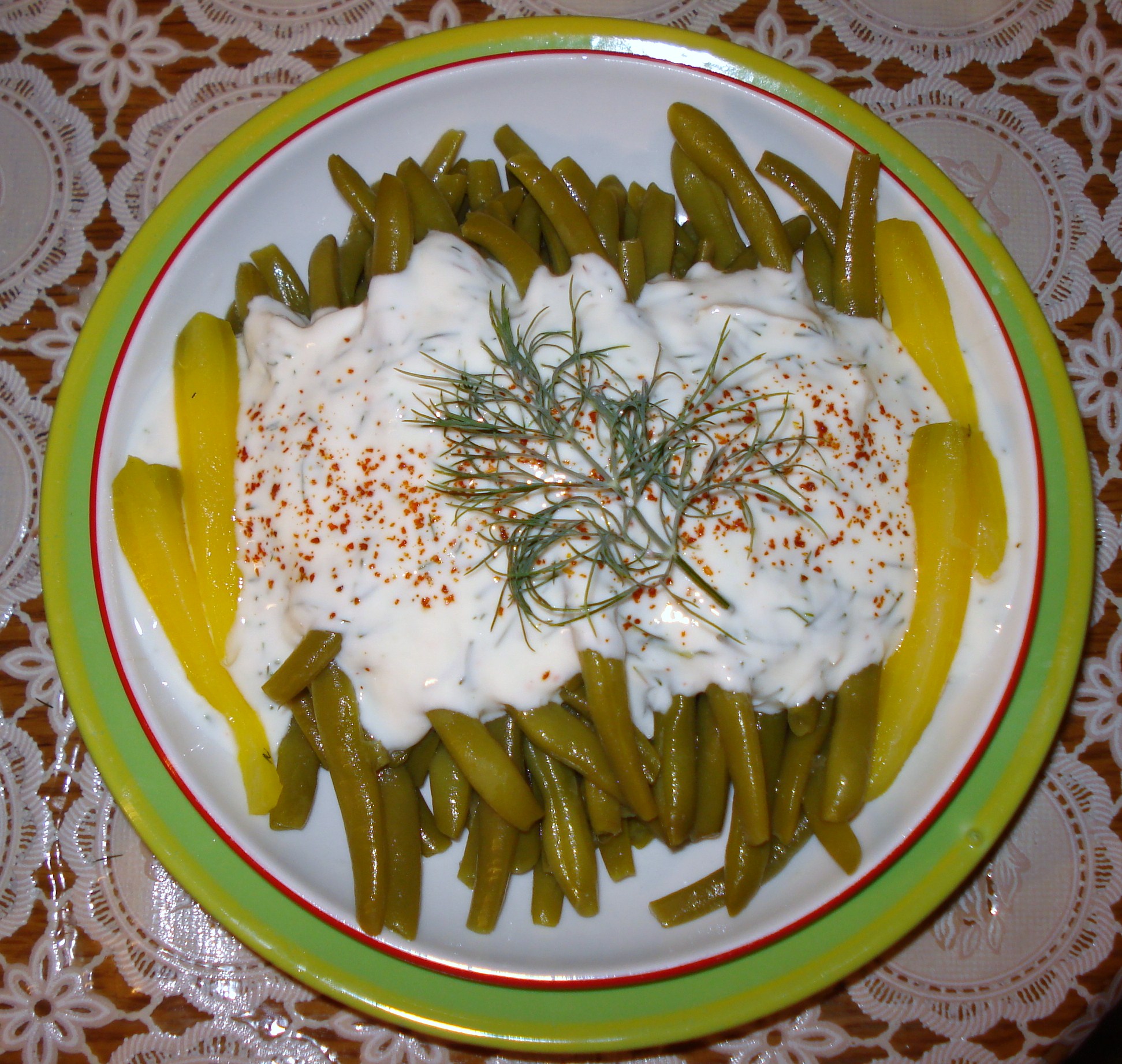 Salata usoara de fasole verde