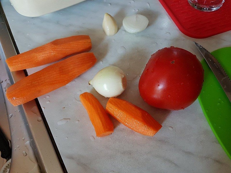 Supa crema din legume coapte la cuptor
