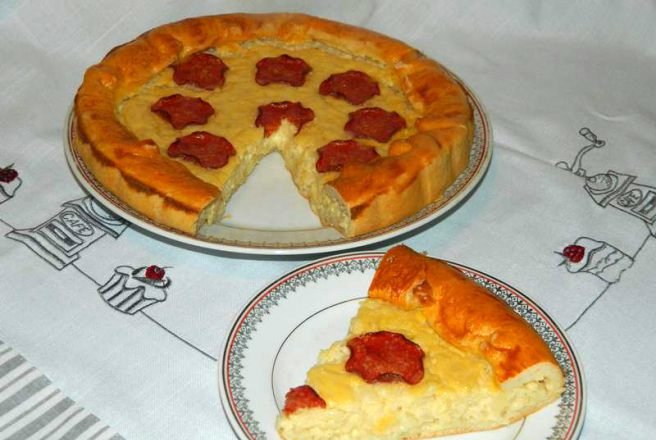 Aperitiv tarta cu ceapa