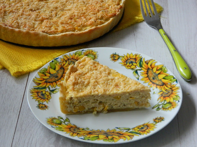 Tarta cu piept de pui si porumb