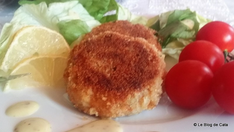 Chiftele din crab / Crab cake