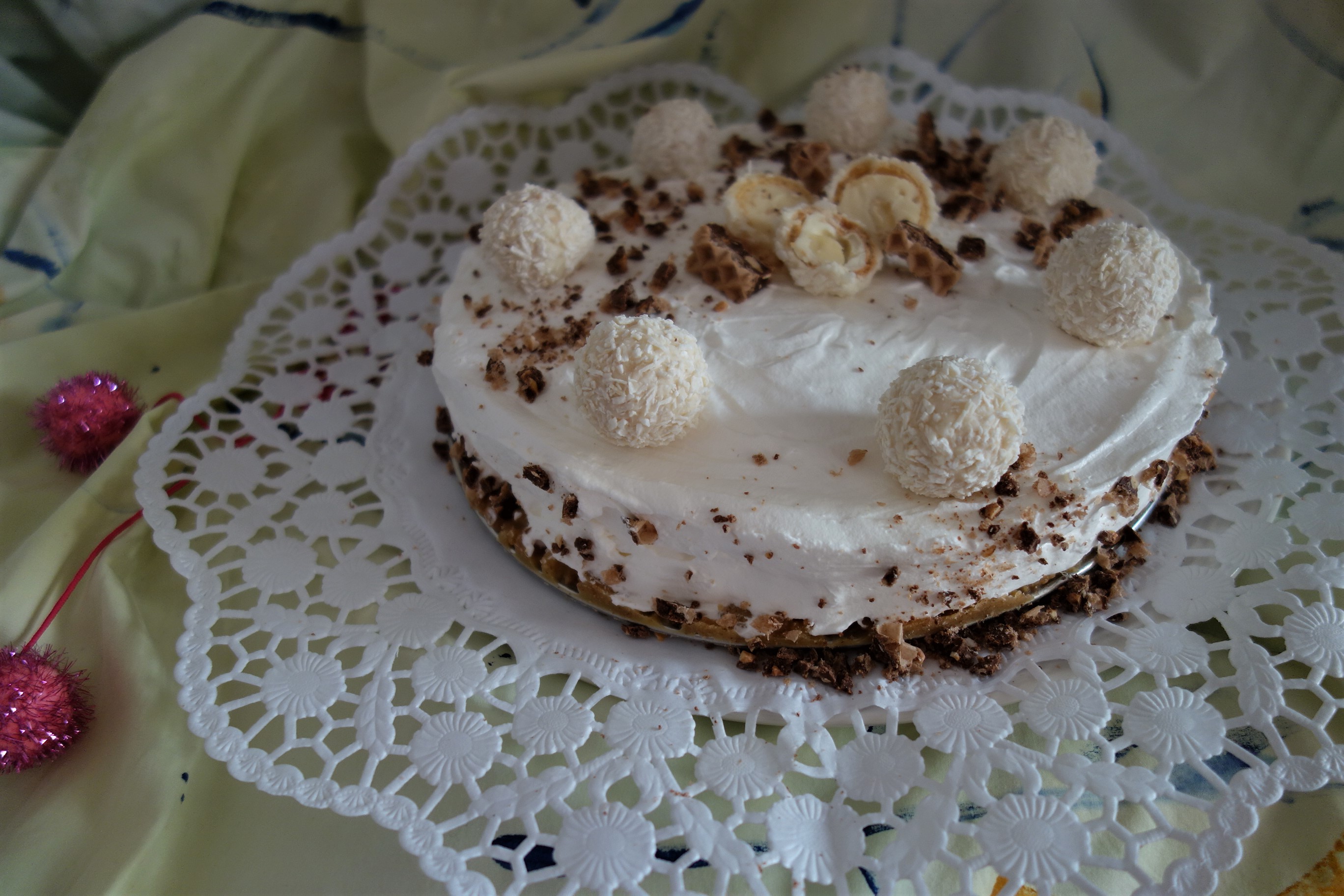 Desert cheesecake Raffaello