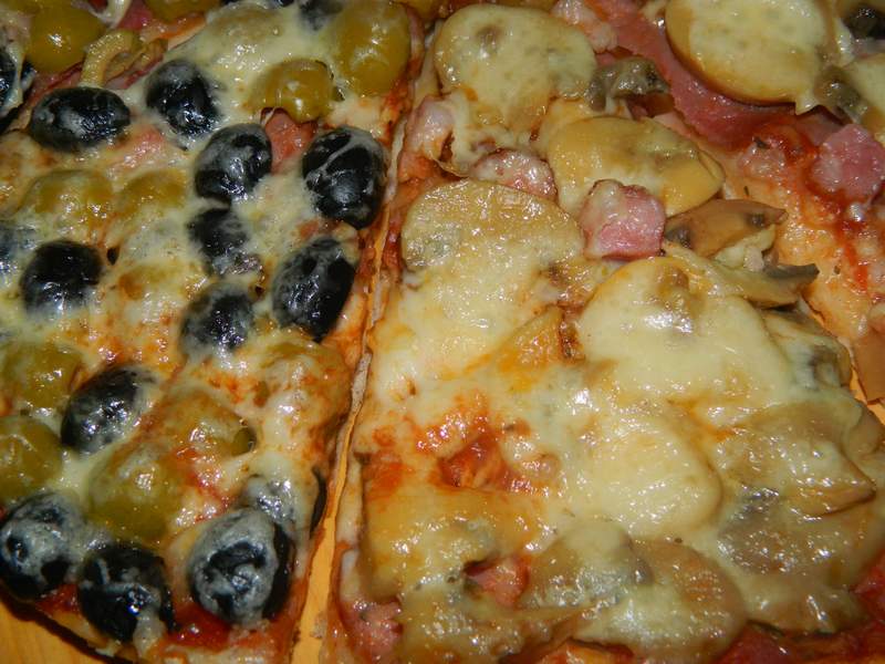 Pizza patru in una