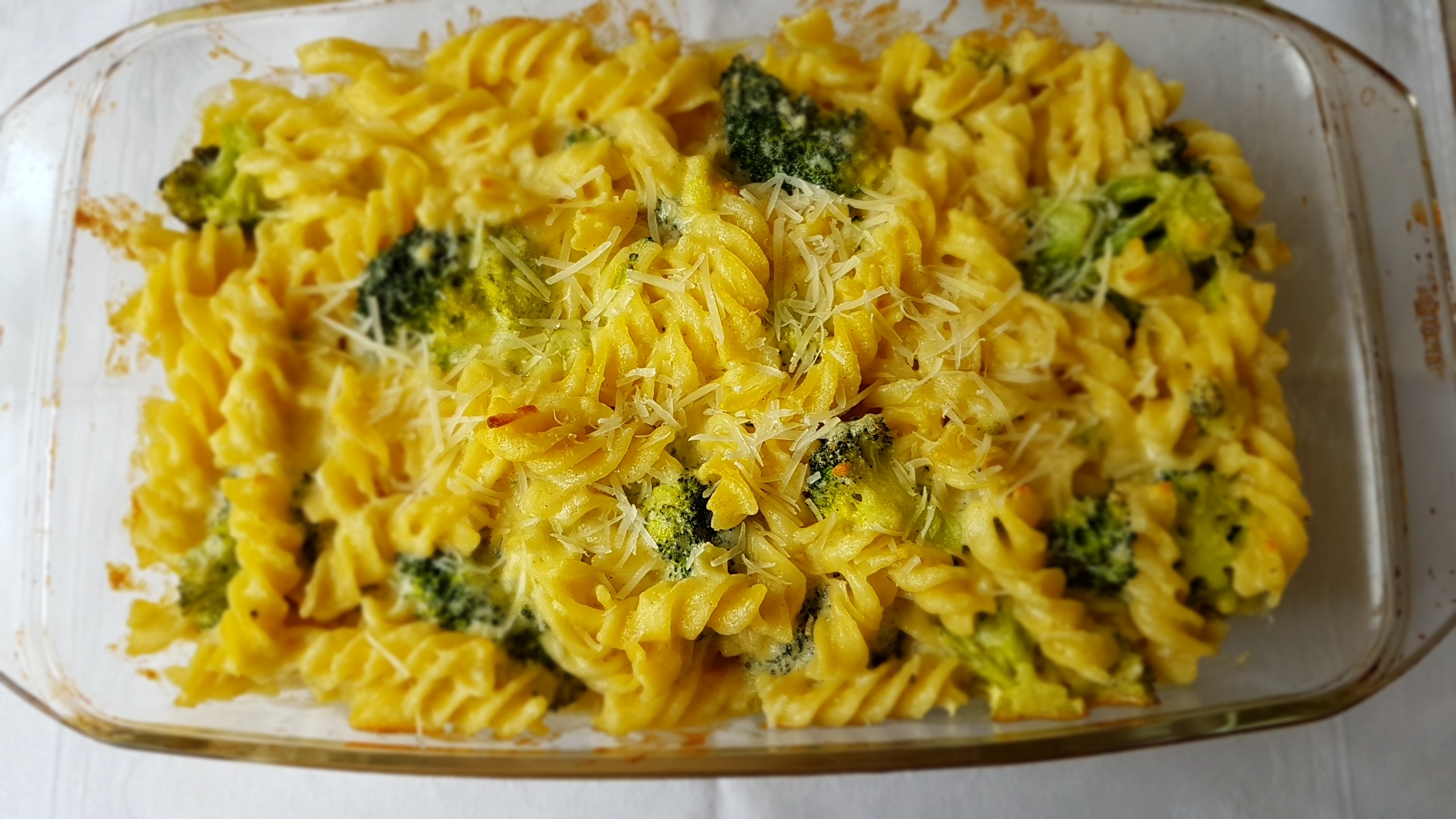 Budinca de paste cu broccoli