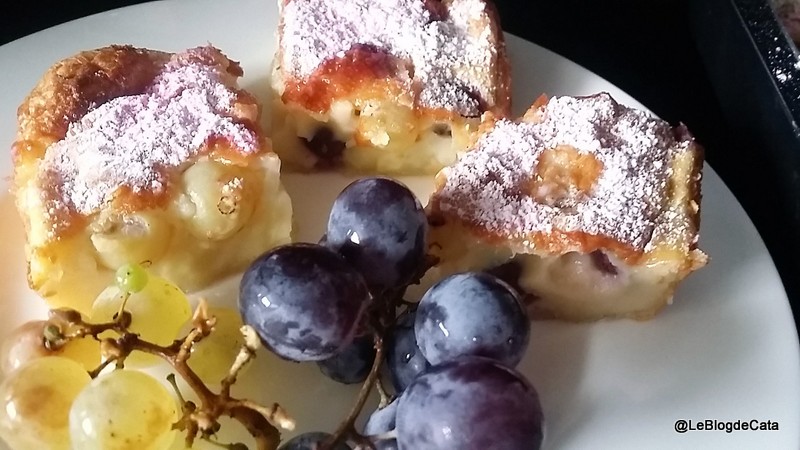 Desert clafoutis cu struguri