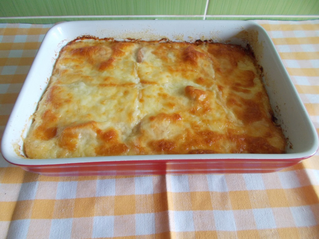 Gratin de piept de pui