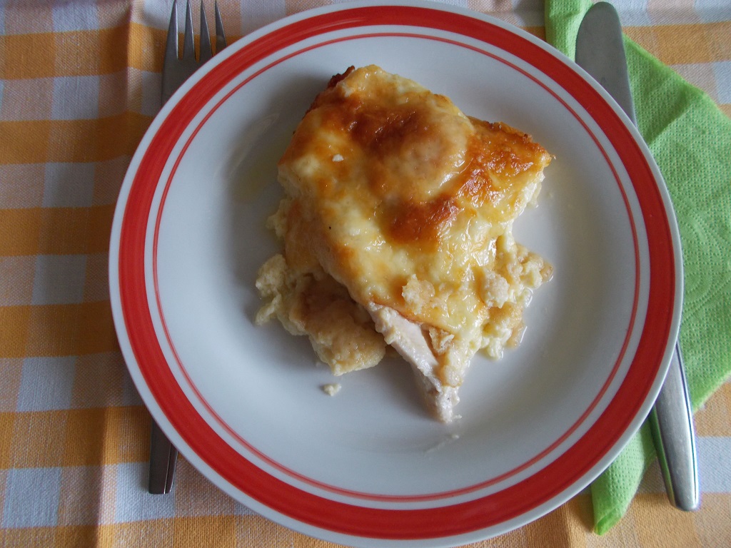 Gratin de piept de pui