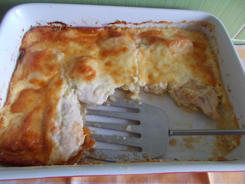 Gratin de piept de pui