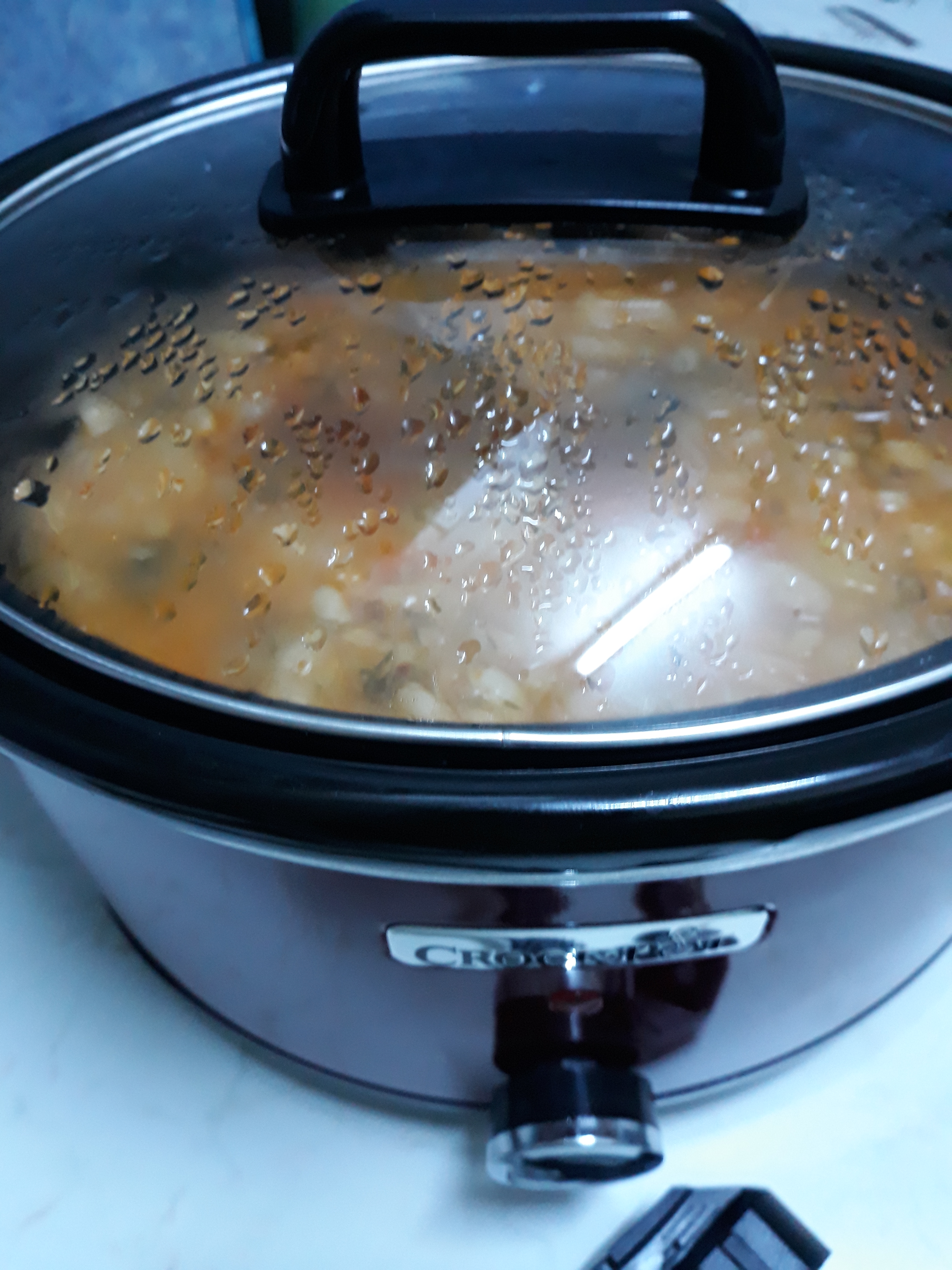 Iahnie de fasole in slowcooker Crock-Pot