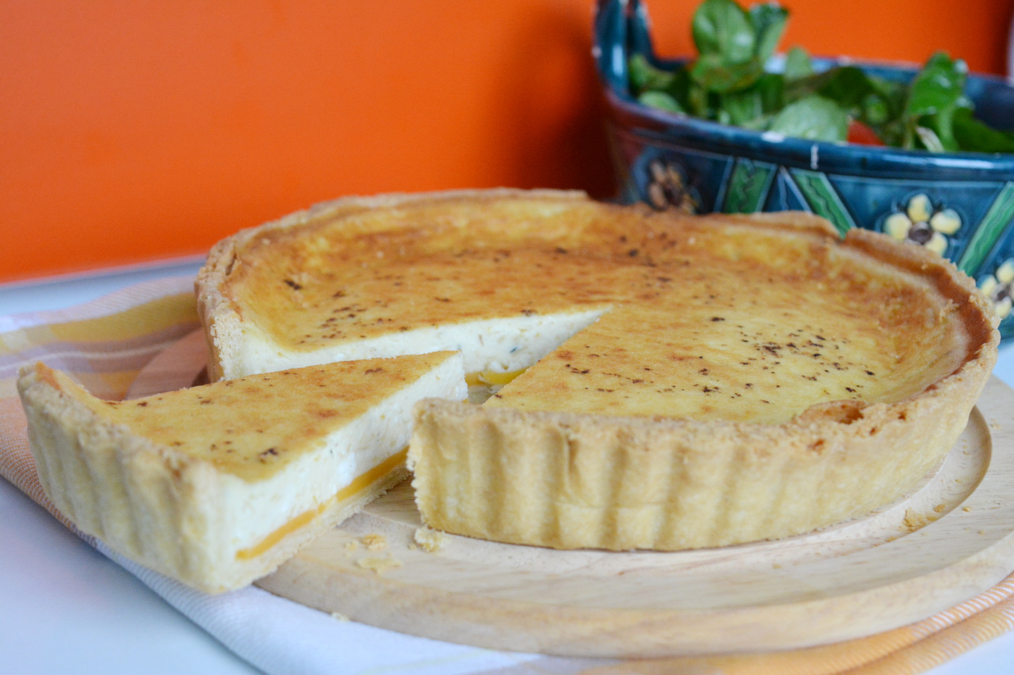 Aperitiv quiche cu branzeturi