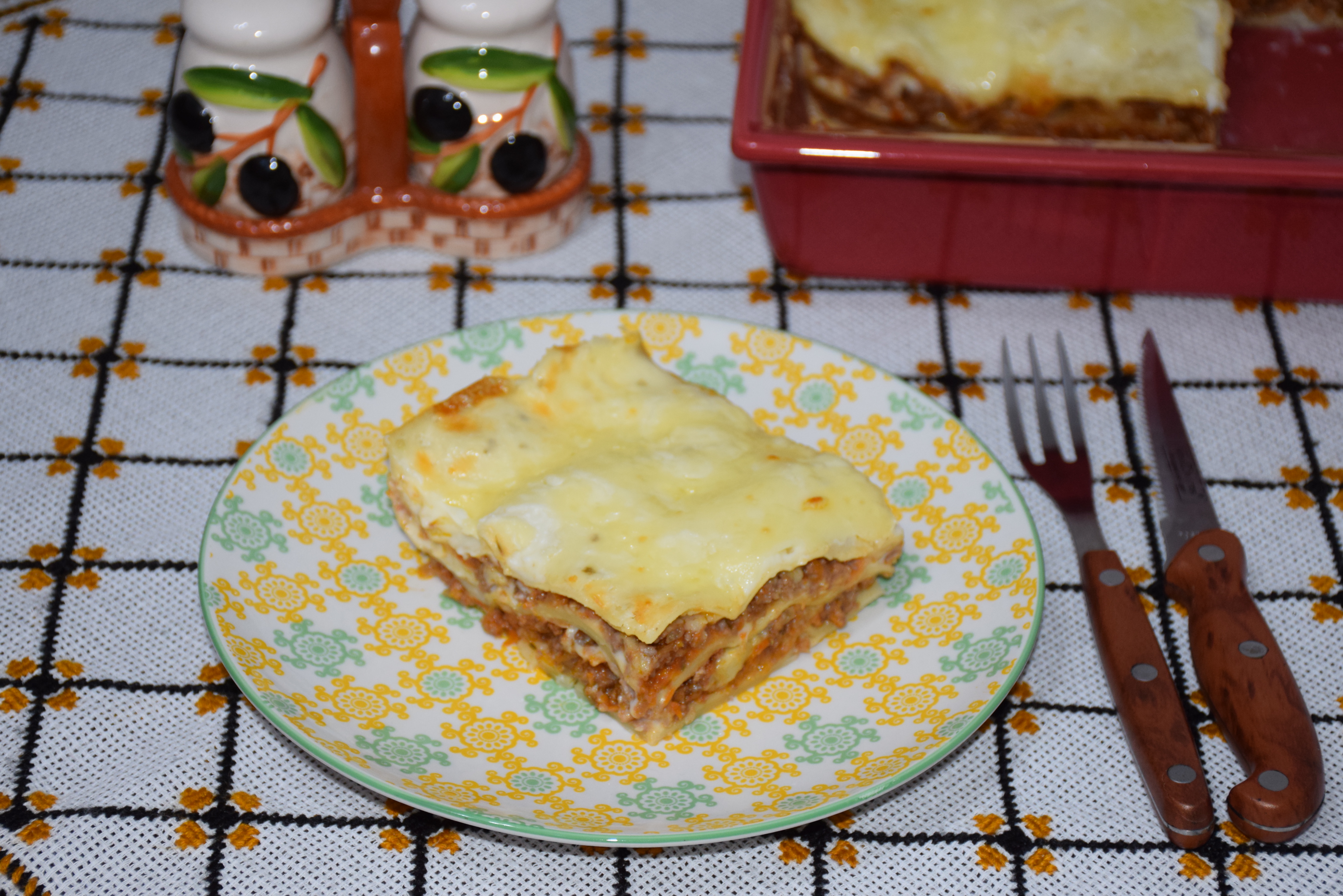 Lasagna cu carne de vita