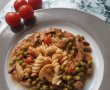 Fusilli cu ciuperci, mazare si rosii-7