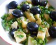 Salata de cartofi, cu ceapa verde si masline-8