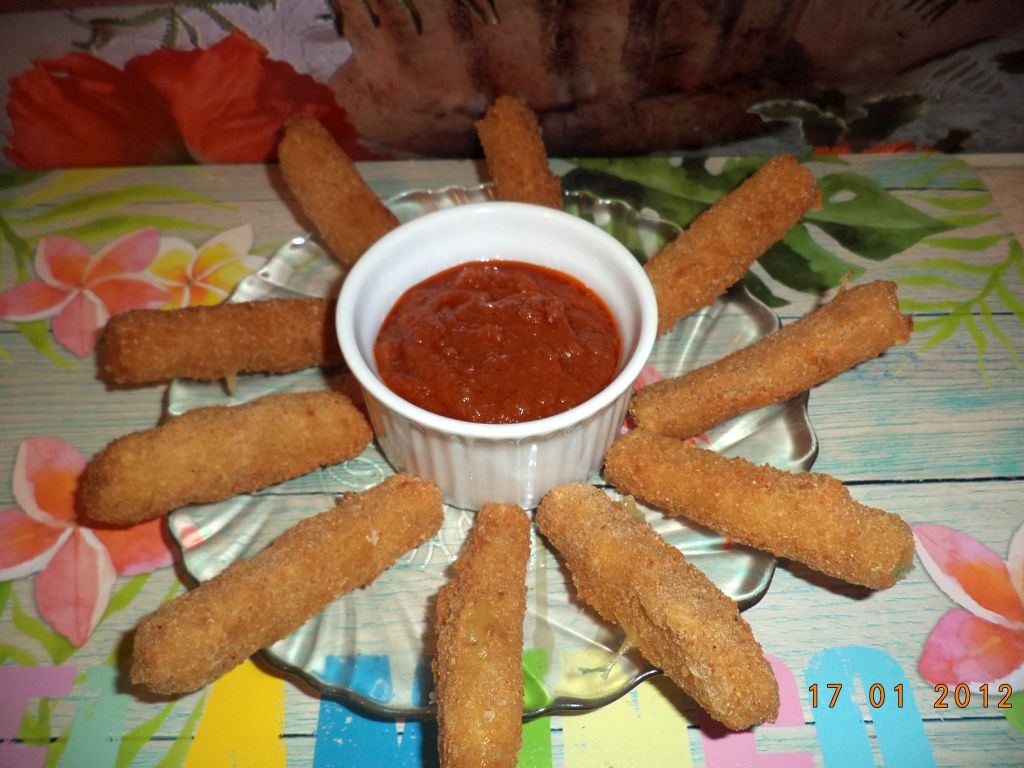 Aperitiv mozzarela sticks