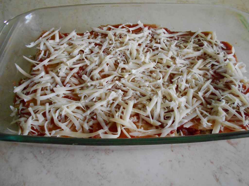 Lasagna cu carne de porc si ciuperci