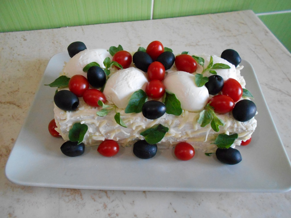 Aperitiv tort Mozzarella