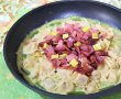 Capelletti cu jambon, sos de pastai verzi si praz-6