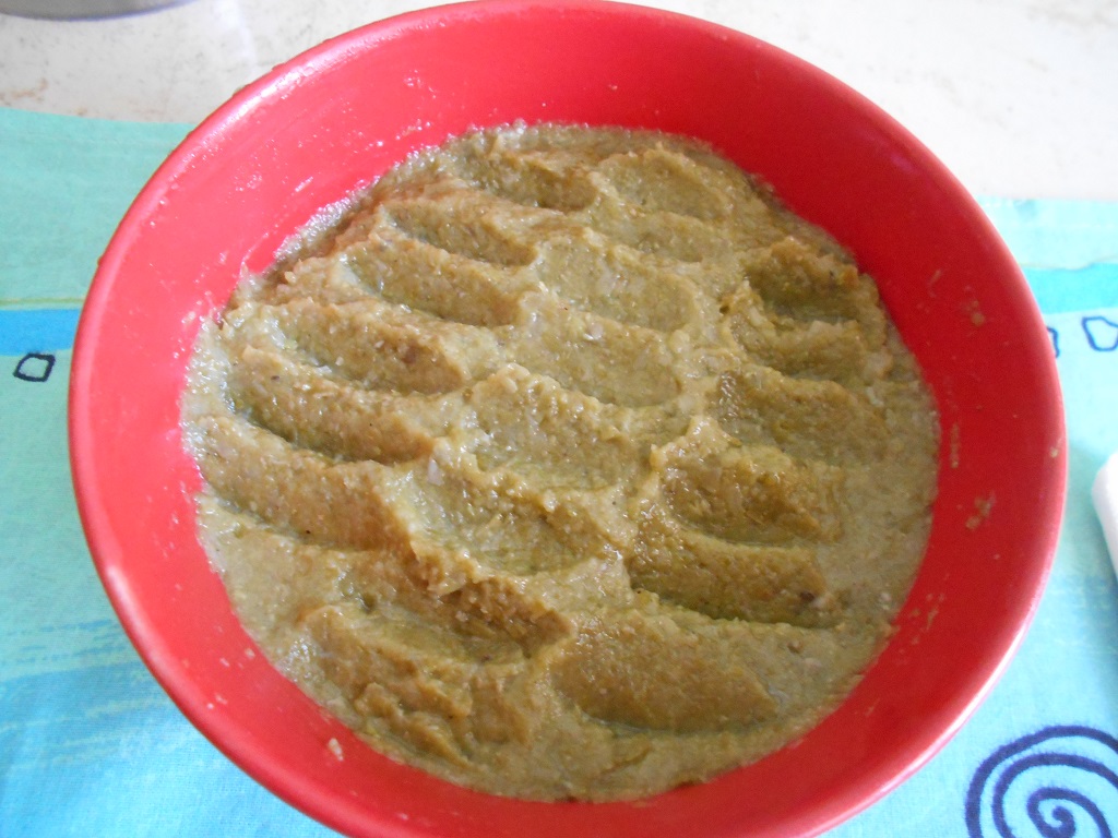 Pasta de fasole verde