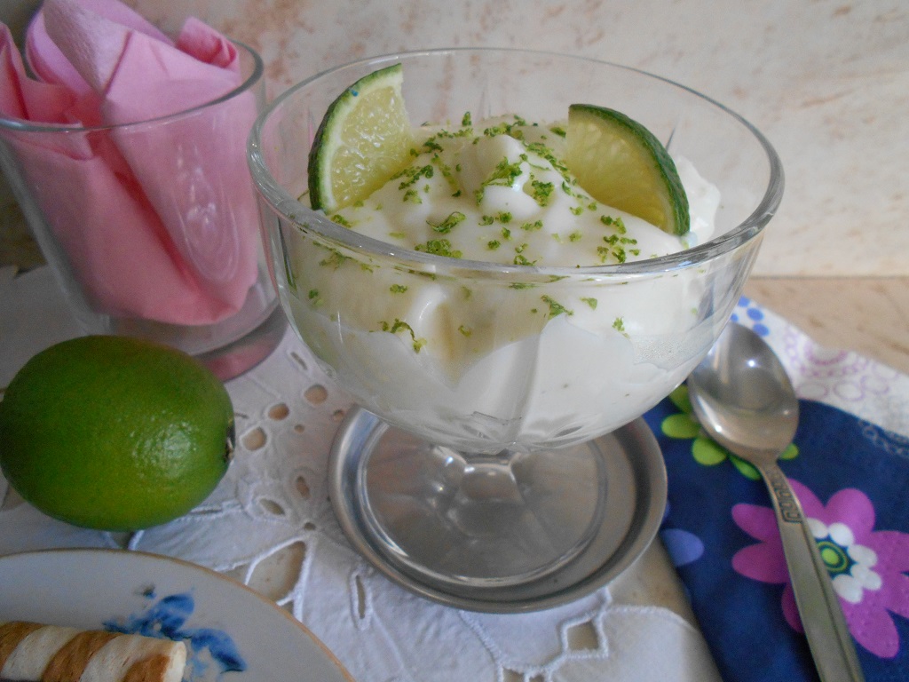 Desert mousse de limete