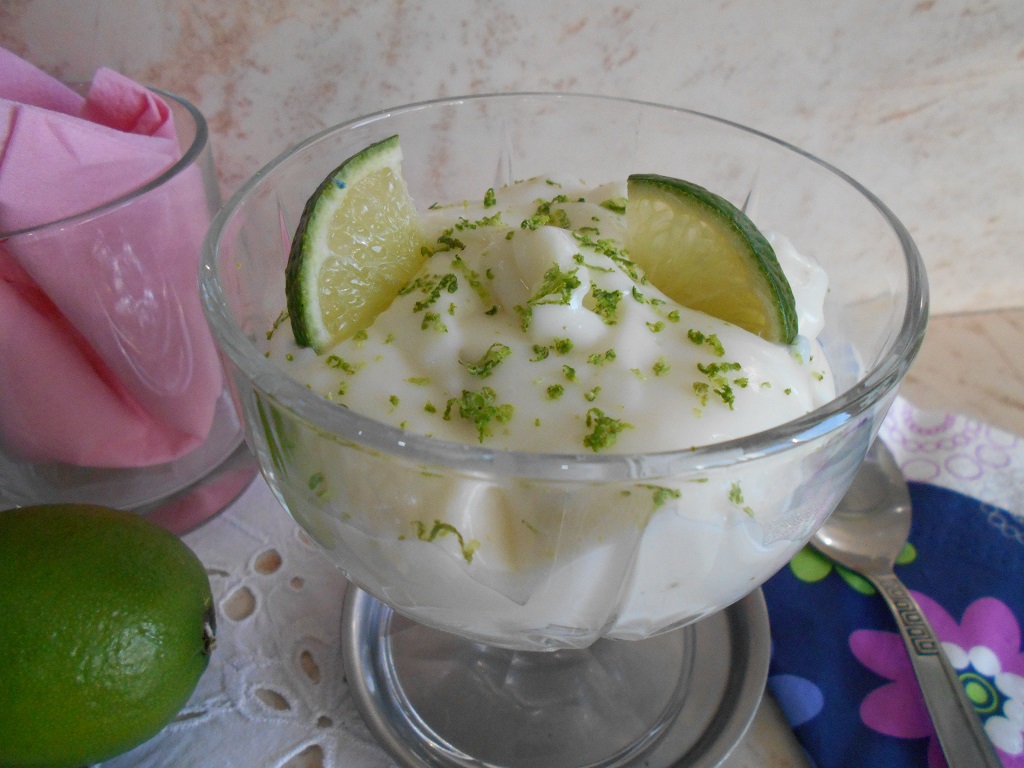 Desert mousse de limete