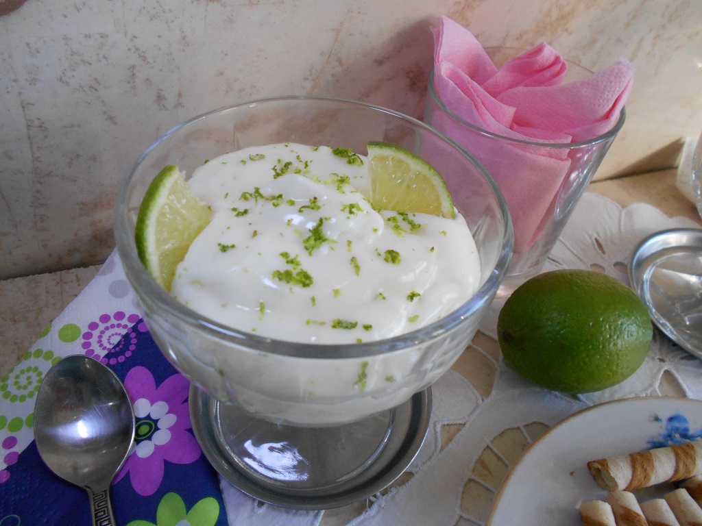 Desert mousse de limete