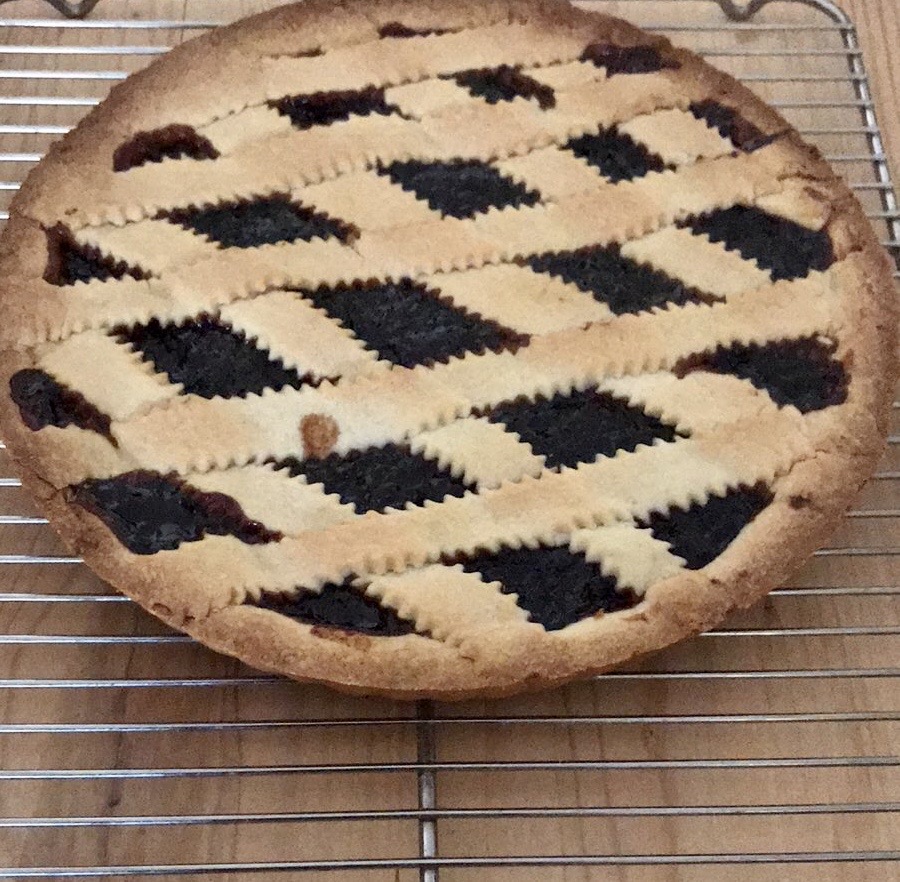 Desert tarta crocanta cu magiun de prune