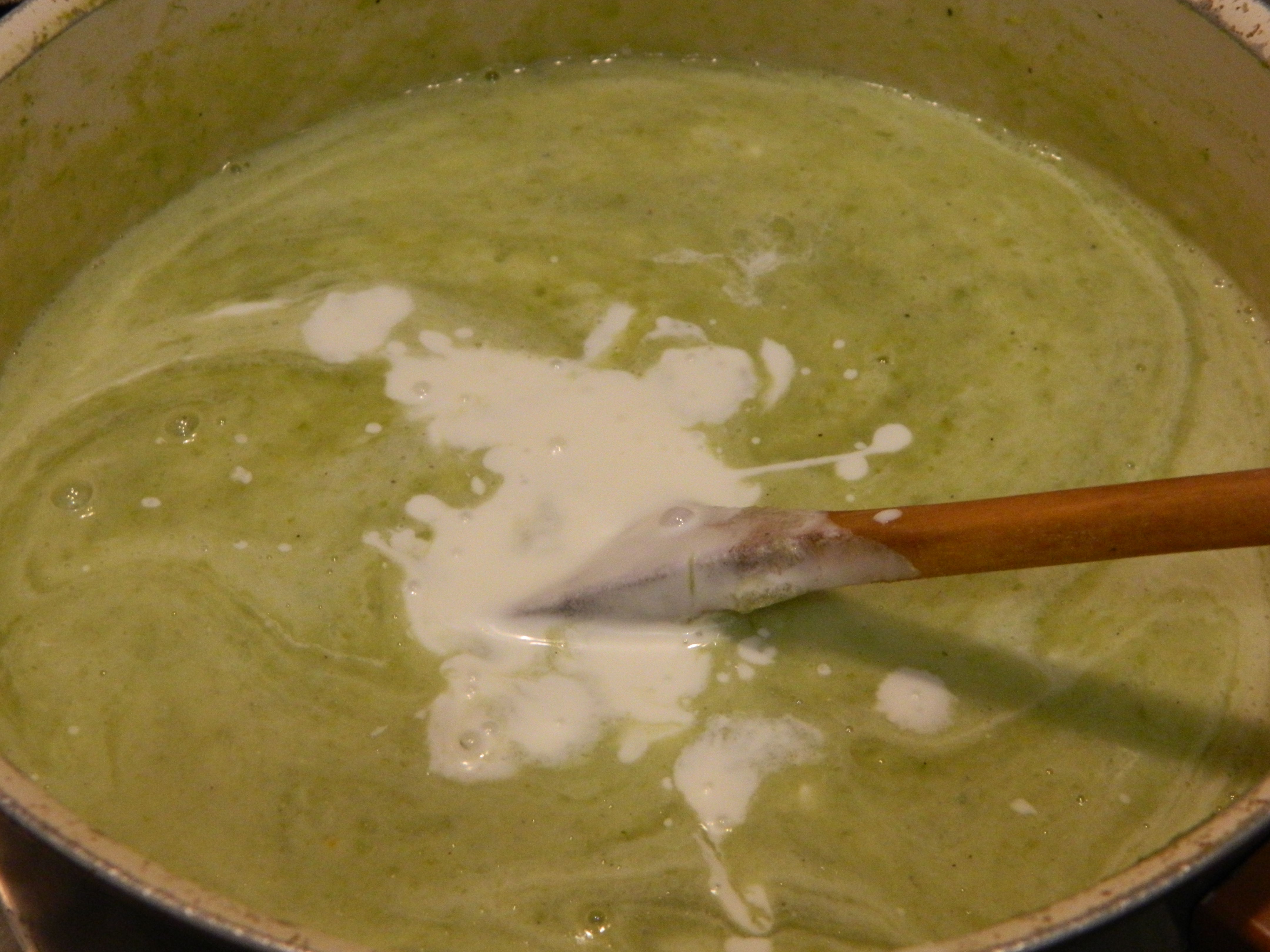 Supa crema de fasole verde