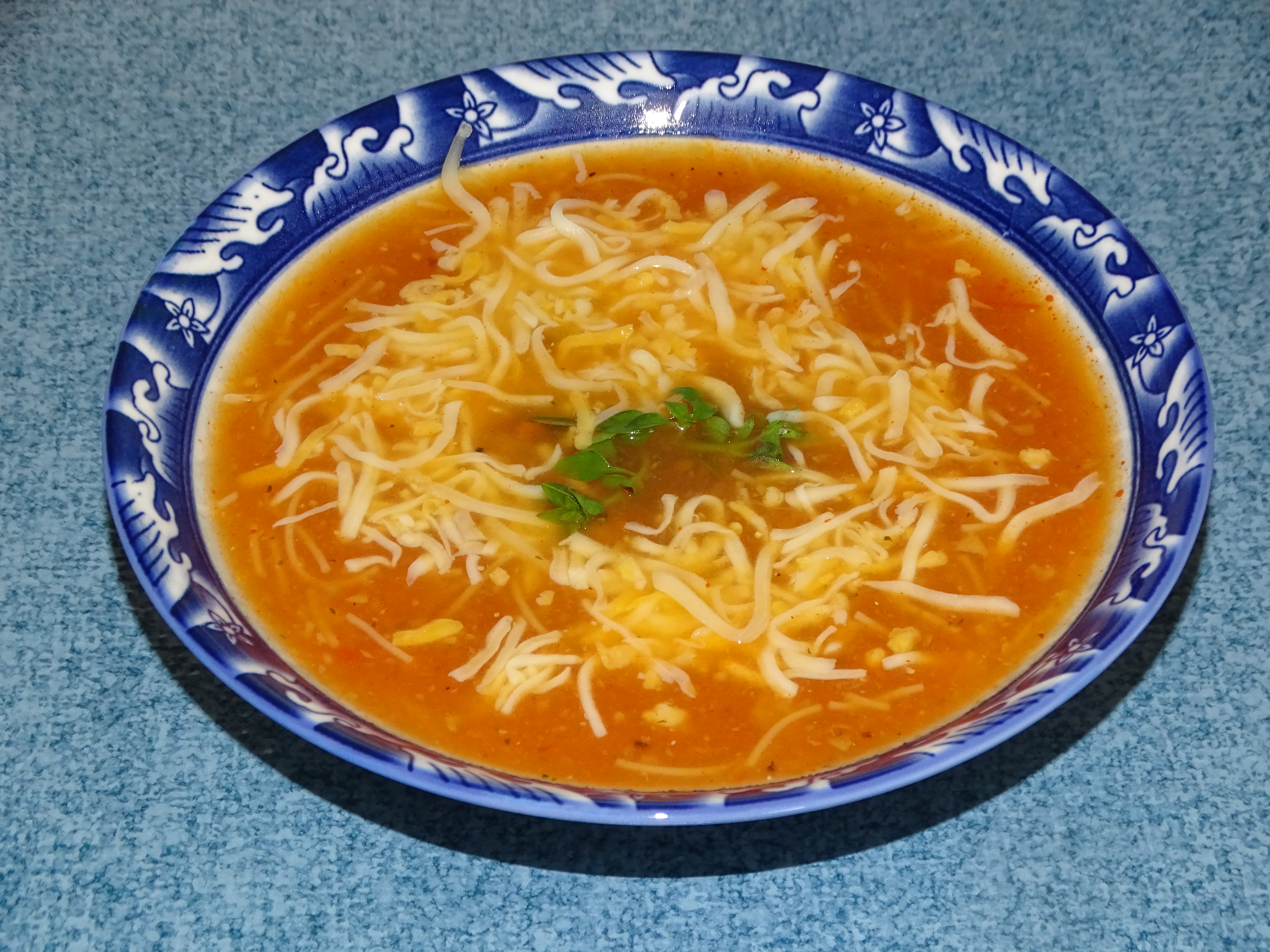 Supa cu fidea si legume coapte