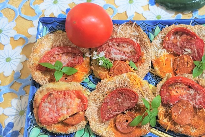 Vinete cu chorizo si parmezan la cuptor