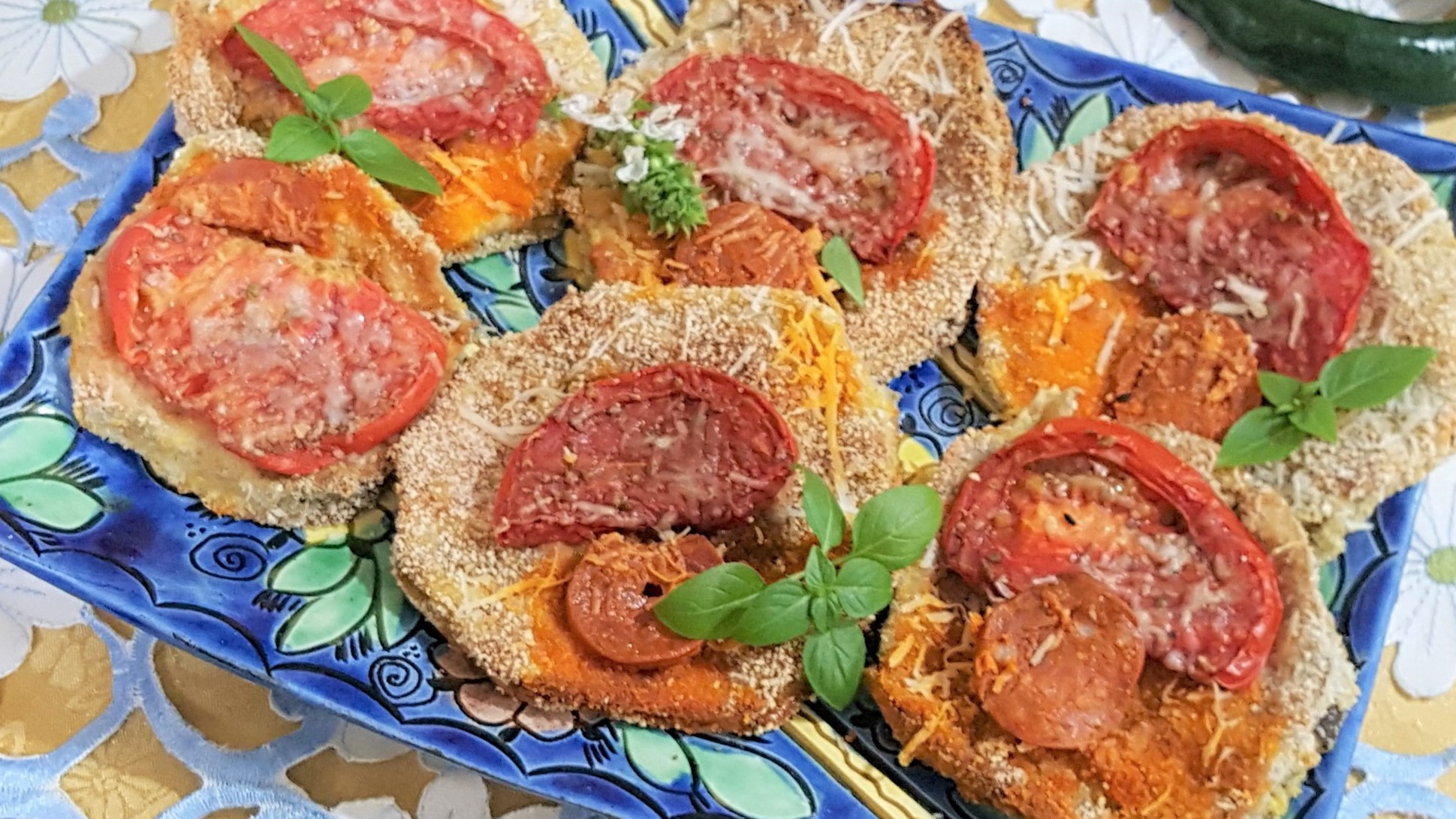 Vinete cu chorizo si parmezan la cuptor