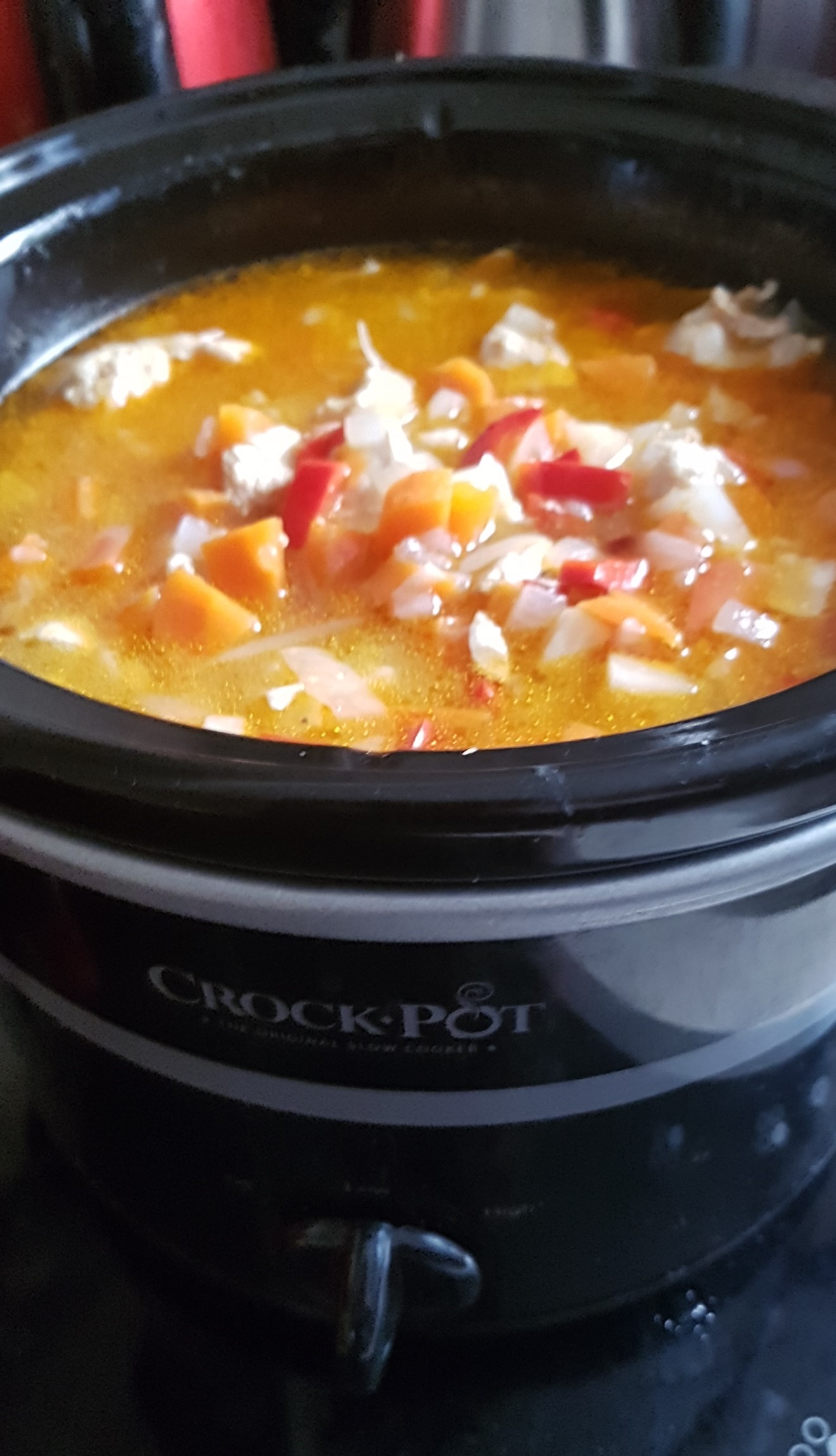 Ciorba taraneasca de pui la slow cooker Crock Pot