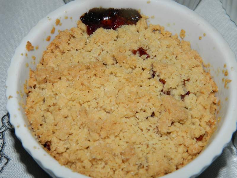 Desert crumble cu prune