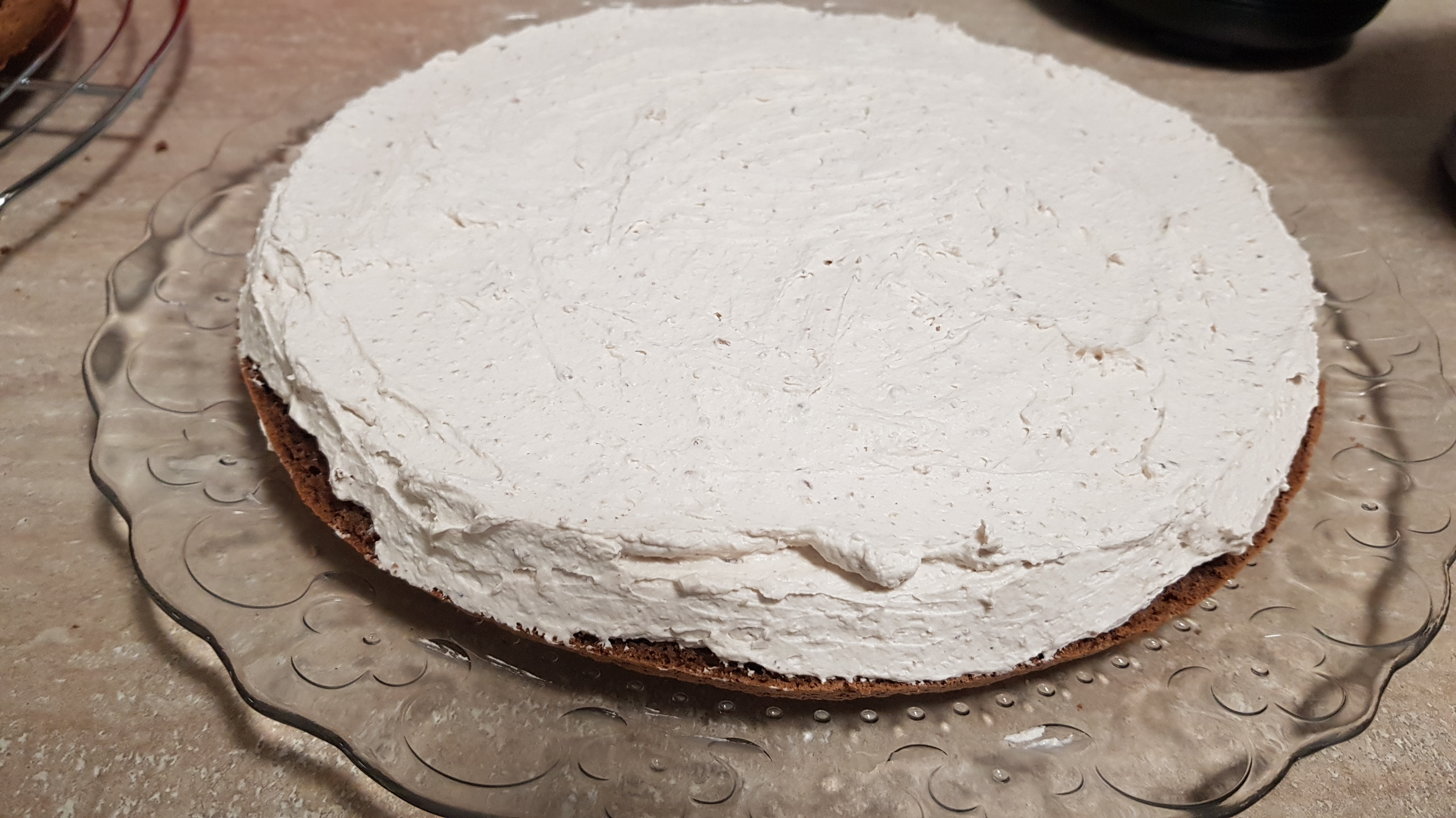 Desert tort cu crema de castane si crema de portocale - reteta nr. 1000