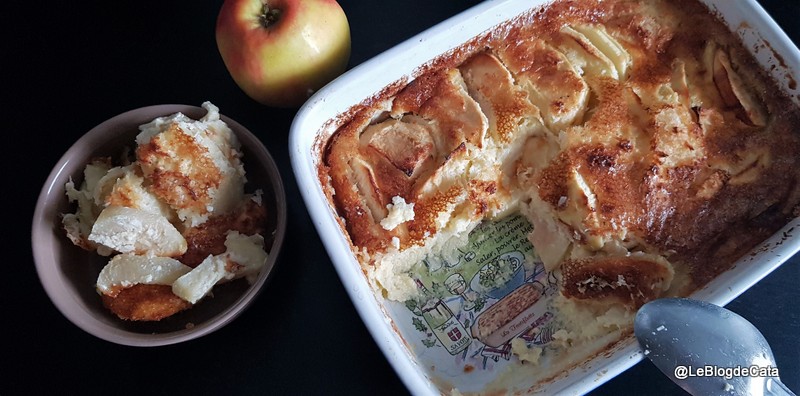 Desert gratin de mere cu nuca de cocos