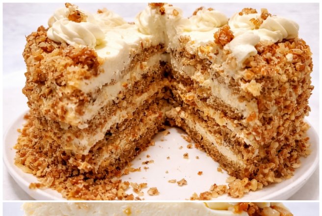 Desert Carrot cake (tort morcovi)