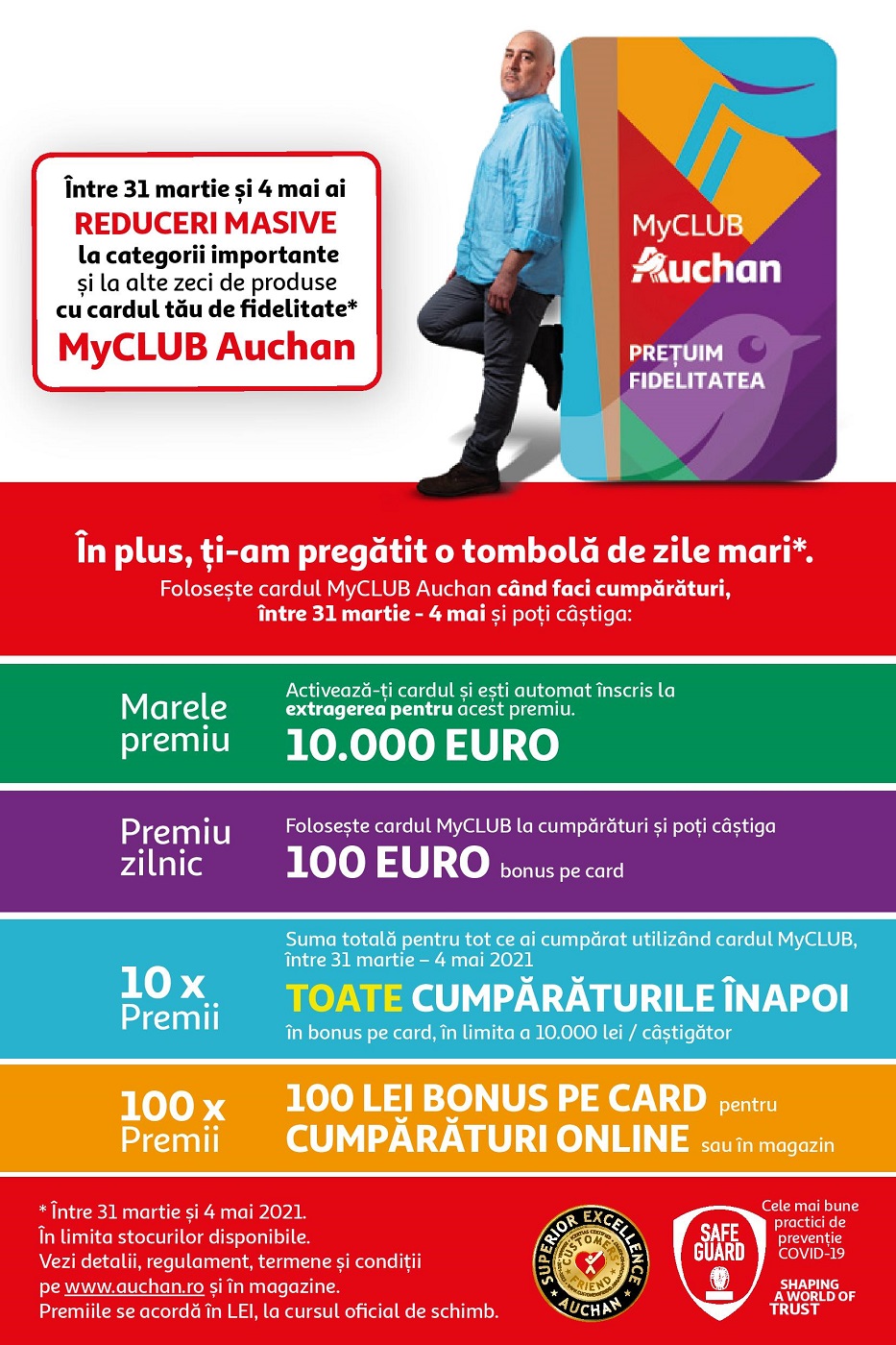 Auchan Romania lanseaza programul de fidelitate MyCLUB Auchan