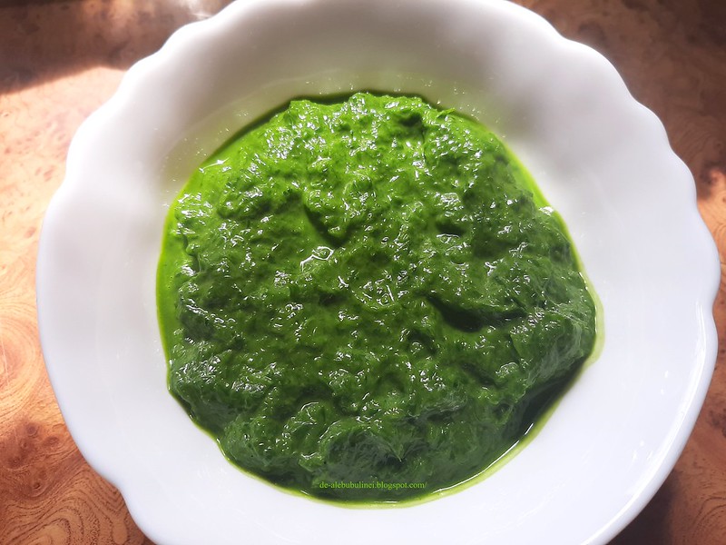 Paste cu pesto de leurda si spanac