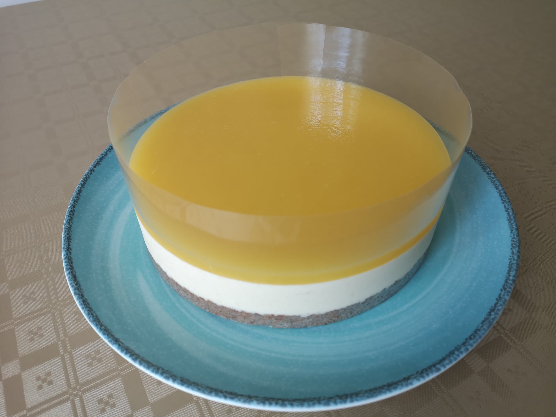 Desert cheesecake cu mango (fara coacere)