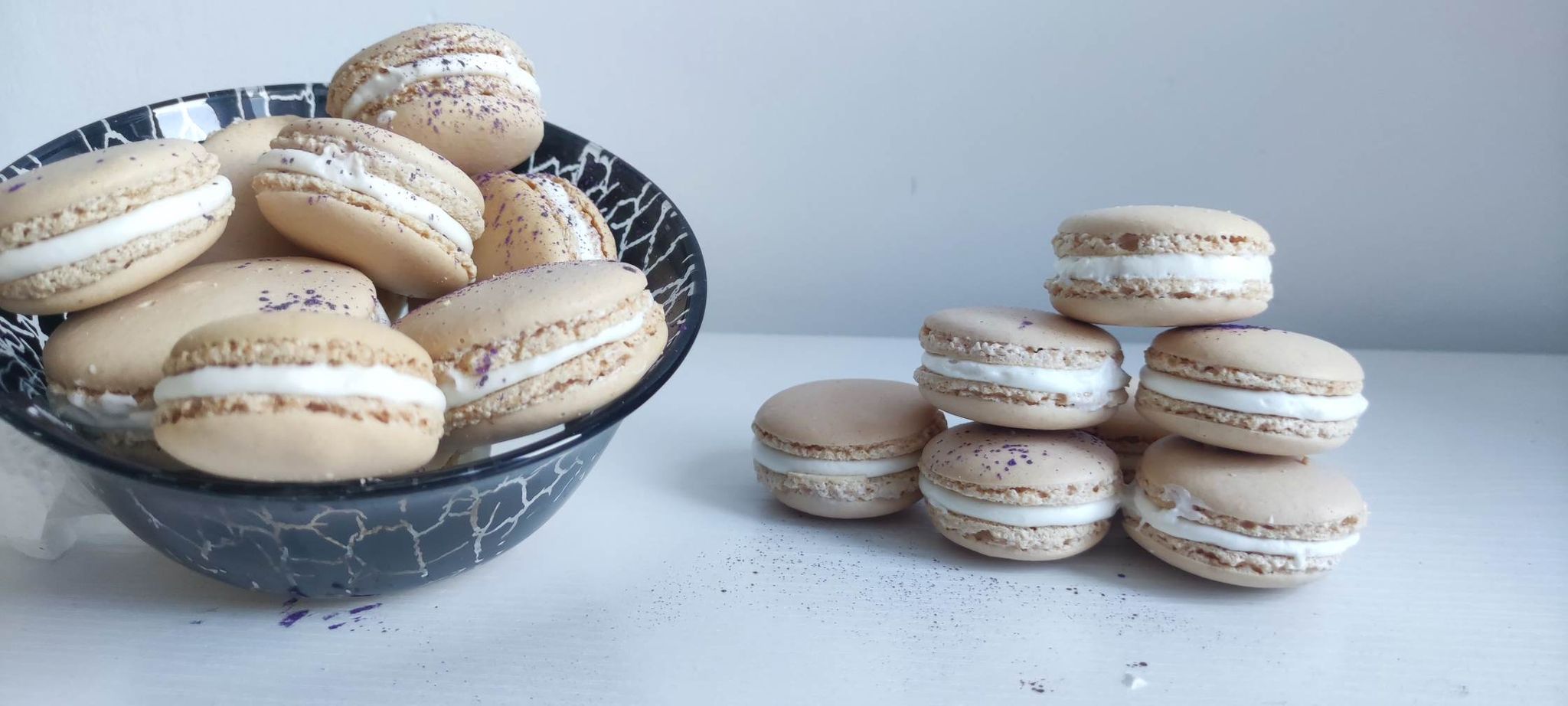 Desert macarons cu vanilie