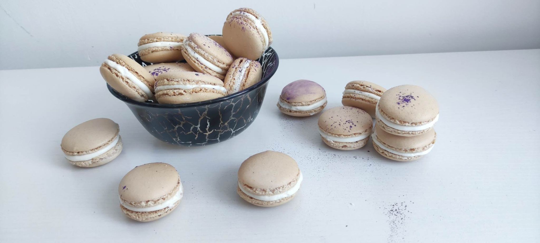 Desert macarons cu vanilie