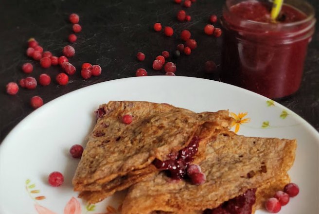 Desert clatite cu banane si faina integrala