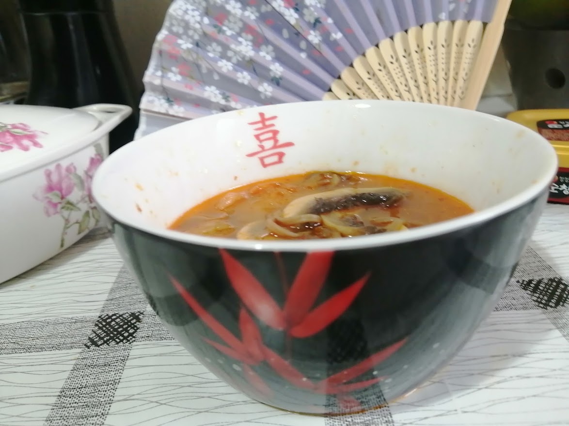 Supa ramen cu Kimchi