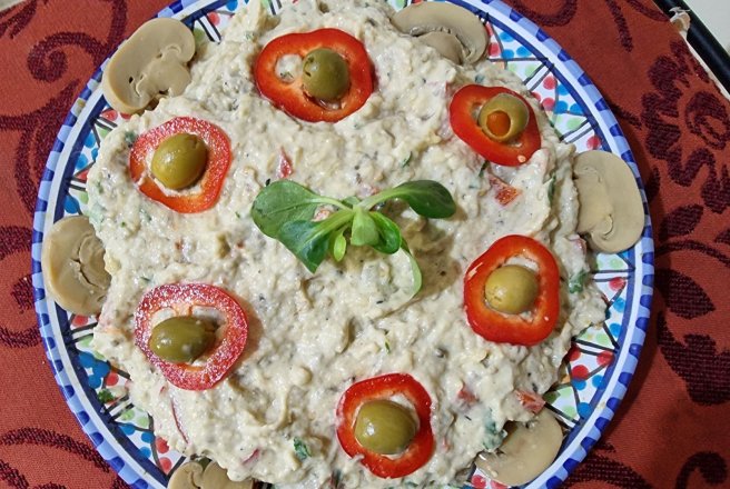 Salata de vinete cu ciuperci si ardei