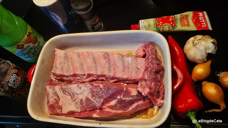 Scarita de porc/ Ribs la cuptor