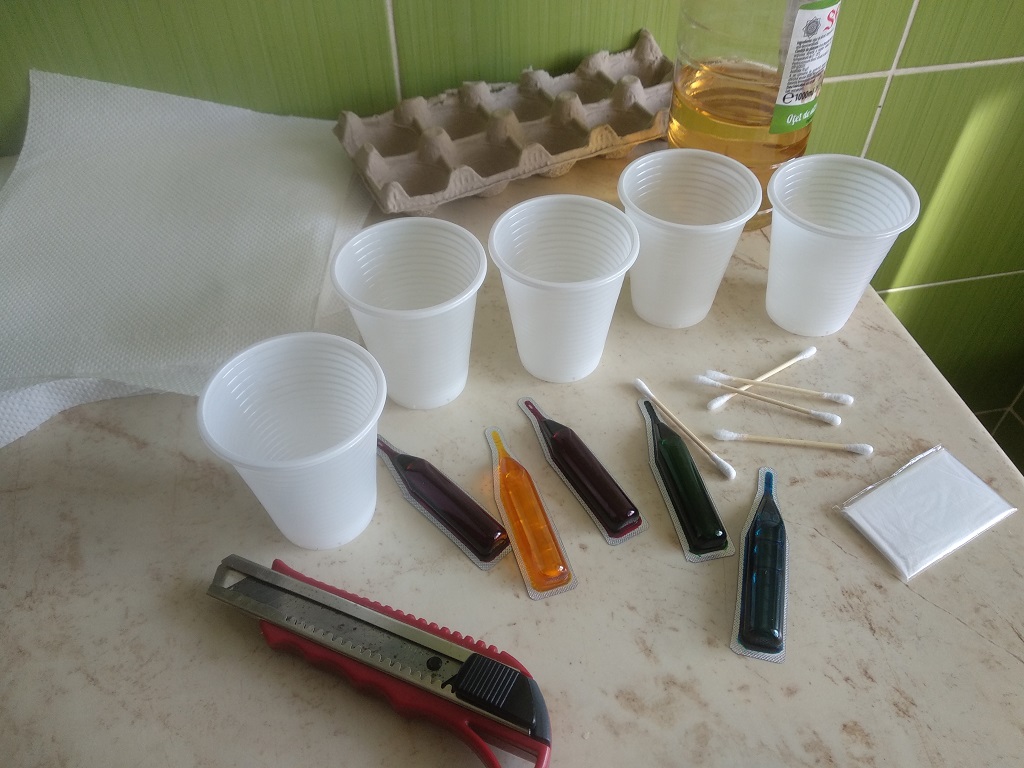 Ouă vopsite curcubeu - Reteta simpla si rapida