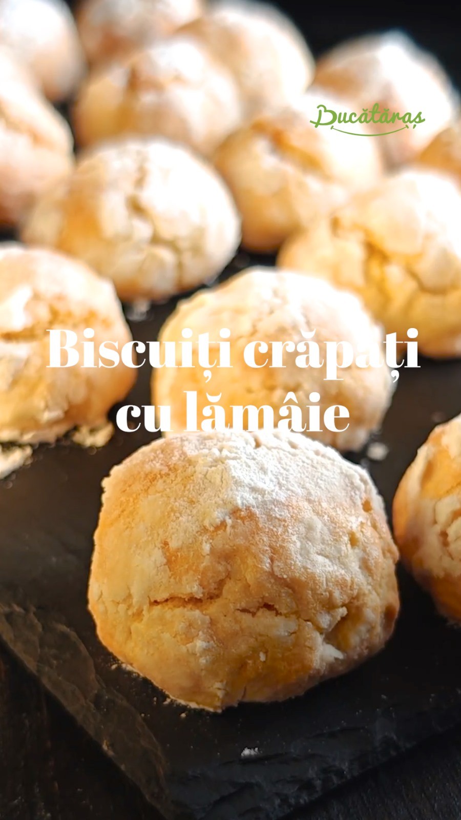 Biscuiți crăpați, cu lămâie - Delicioși și ușor de făcut