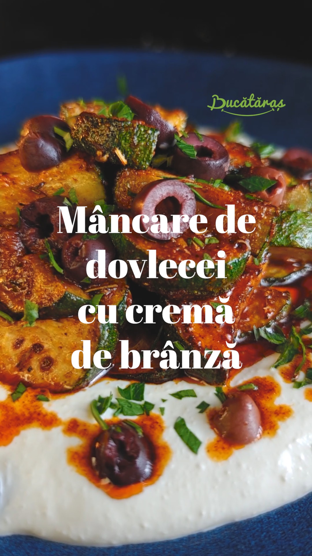 Mâncare de dovlecei cu cremă de brânză - Rețeta rapidă și savuroasă