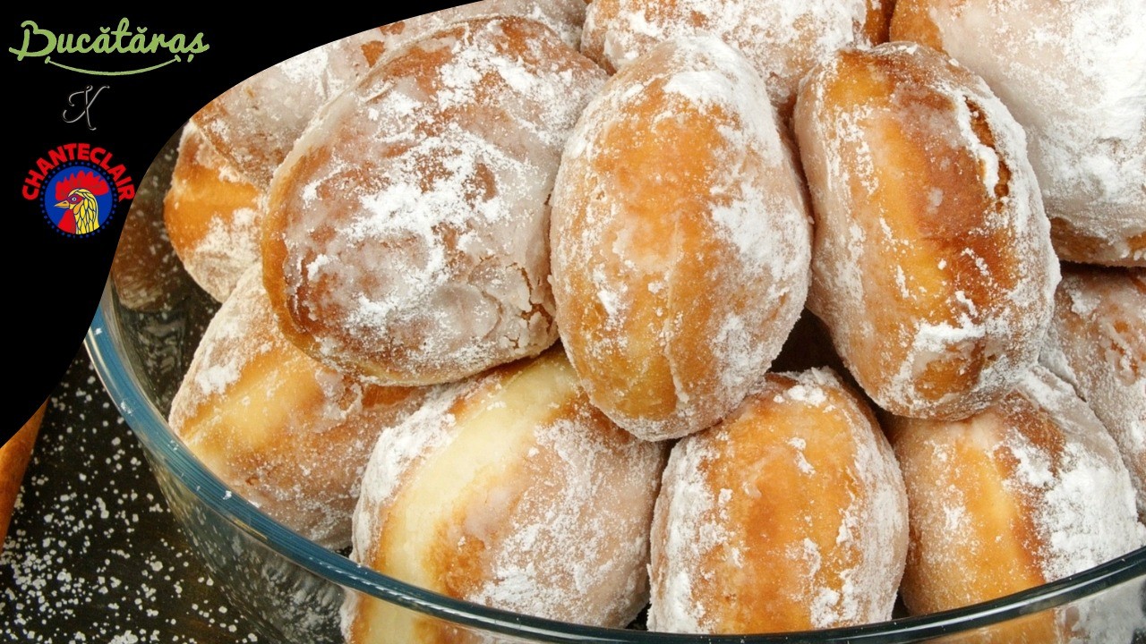 Rețeta de gogoși pufoase, bune ca la mama acasă