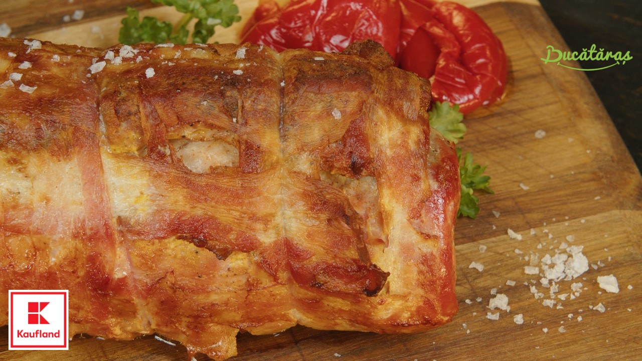 Ruladă de porc umplută pentru mese festive – Rețetă savuroasă recomandată de Kaufland